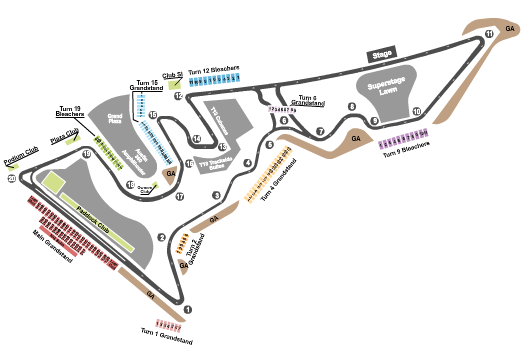 Circuit of The Americas Eminem Seating Chart